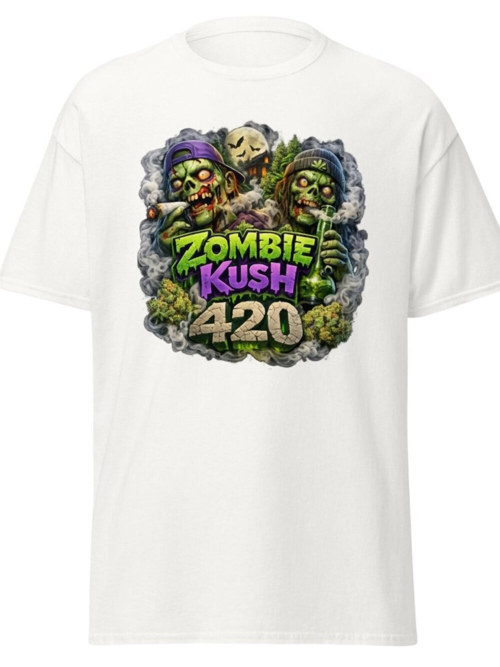 Zombie Kush Strain T-Shirt white shirt